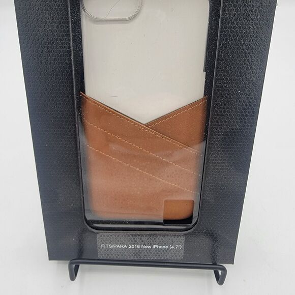 Iphone 6, 6s Case, Milk And Honey, Leather Wrapped Clear Case, Brown Brand New - Picture 2 of 10